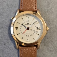 Orologio Pryngeps GMT Quarzo 36mm Fuso Orario ETA 955.414 Swiss Funziona