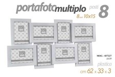 CORNICE PORTA FOTO MULTIPLO 8