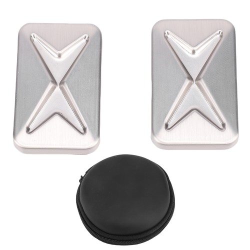 Gettone slider fidget metallo - slider,