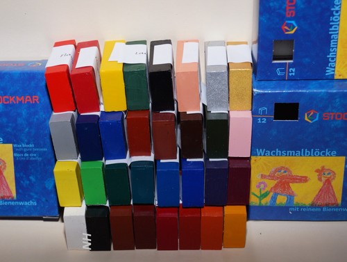 Blocchi cera nuovi - blocchi, di