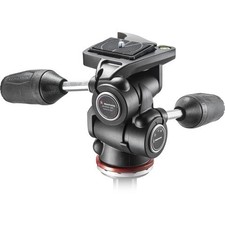 Manfrotto MH804 Testa Pan-and-Tilt a 3 vie con piastra a sgancio rapido 200LT-PL