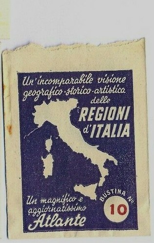 Bustina figurine regioni - di, figurine,