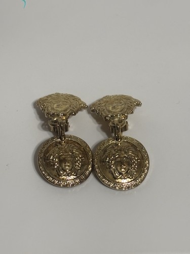 Vtg gianni versace - gold, medusa