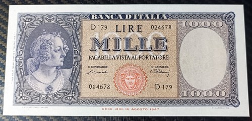 1000 lire ornata perle - 1000,