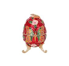 Uovo portagioie in metallo con