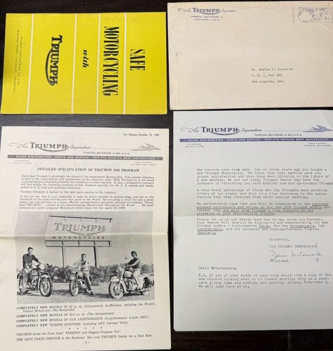 Triumph motorcycle 1959 - triumph,