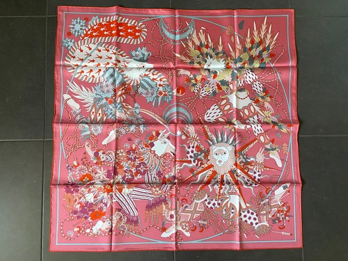 Foulard carré hermès - carré, soie