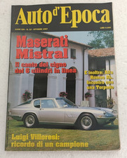 Auto d'epoca 10 1997 - Maserati Mistral - Alfa Romeo RL Falco