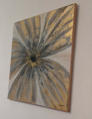 Quadro moderno dipinto mano - dipinto,