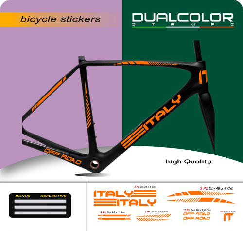 Set adesivi telaio bici mtb - set,