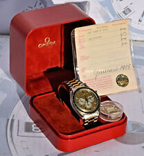 Chrono Omega Moonwatch Speedmaster 1985 Acciaio Oro con Corredo Completo d'Epoca