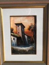 Mussolini romano olio 20x30 - romano,
