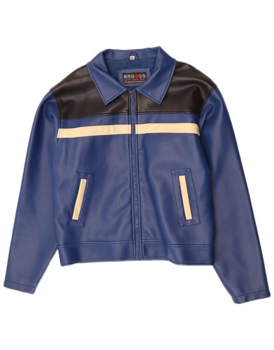 Bomber uomo vintage ecopelle