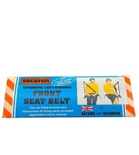 COPPIA CINTURE DI SICUREZZA ARROTOLATORE AUTOMATICO UNIVERSALI AUTO D'EPOCA