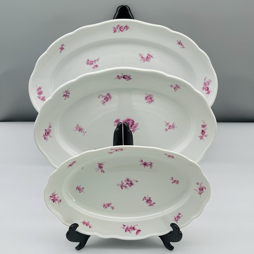 Lotto piatti ovali meissen - lotto,
