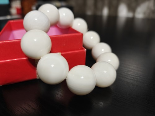 Bracciale tridacna bianco puro - bianco,