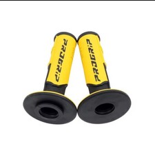 COPPIA MANOPOLE PROGRIP GIALLE MX 801 CROSS Motocross Moto Scooter 