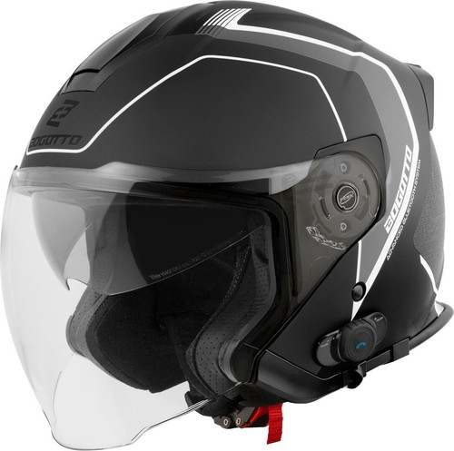 Casco jet bluetooth bogotto - jet,