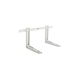Megaclima Staffa Climatizzatore Regolabile | Staffe per Climatizzatore Esterno 18000 BTU | Supporto Condizionatore Split Inverter | Unità di Supporto da Esterno Multisplit e Monosplit (465x350x800 Mm)