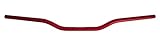Manubrio Accossato Rosso per Kawasaki Z750, Piega Bassa, in alluminio, diametro 22 mm