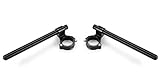 Fullibars Ø41mm semimanubri per moto forcella Ø 41mm CBR500R cafe racer semi manubri Rialzati 2.5cm tubo Ø 22.2mm realizzato in CNC alluminio
