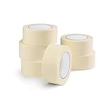 MERCURY TEXTIL -Nastro per carrozzeria per dipingere e mascherare. Adesivo non lascia residui. Disponibile in confezione da 6-48 mmx40 m/60 m (Confezione 6-40 m)