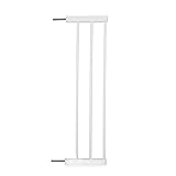hauck Estensione Cancelletto per Bambini 21cm Open N Stop - Compatibile con Cancelletto hauck Open N Stop, Open N Stop KD, Autoclose N Stop, Stop N Safe, Clear Step - Altezza 77cm - Metallo, Bianco