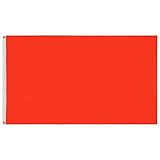 BANDIERA MONOCOLORE ROSSO 150x90cm - BANDIERA ROSSA 90 x 150 cm - AZ FLAG