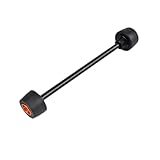 KAXSFE Compatibile con KTM 690 Duke R SMC R, protezione for asse ruota anteriore e posteriore, forcella e slider antiurto.(Front OR)