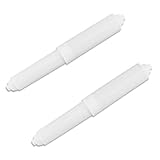 Zeeorymn Porta Rotolo Carta Igienica, 2 Pezzi Portarotoli in Plastica REGOLABILE, Supporto Carta Igienica Scalabile per Rotoli di Diverse Dimensioni, per Bagno, Casa