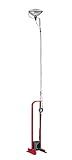 FLOS Toio Led Lampada Da Pavimento H.158/195 cm a luce indiretta con asta regolabile in acciaio Rosso