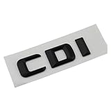 NIBOTT Bagagliaio di un'auto Distintivo Adesivo Logo CGI CDI Emblema Misura for Mercedes AMG GLA CLA CE 200 220 GL ML 270 350 CLS W205 W204 W213 W212 X156 W218 (Color : Convex Matte Black)