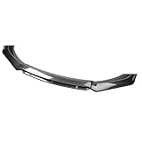 Spoiler per Labbro del Paraurti Anteriore per Nissan Patrol GR Y61 2000-, Splitter per Il Mento sul Labbro Regolabile Parti Aerodinamiche Esterne in PP Fibra di Carbonio(Black)