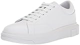 ARMANI EXCHANGE Venice Con Logo Ricamato Sulla Suola Della Piattaforma, Scarpe da ginnastica Uomo, Bianco Opaco, 46 EU