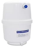 smardy Serbatoio di Stoccaggio d'Acqua 4 Galloni (15,14 Litri), Serbatoio di Accumulo dell'Acqua con Rubinetto di Arresto per Osmosi Inversa Tubo d'Acqua 1/4" (6,35mm)