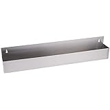 Speed Rack Portabottiglie Acciaio Inox per 8 Bottiglie Lunghezza 81cm Bars Locali Ristoranti Discoteche