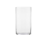 Zelda Bomboniere Cilindro in Vetro Clear Diametro 10 Cm Altezza 15 Cm