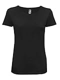 Chemagliette T Shirt Donna - Maglietta Manica Corta Cotone, Tshirt Maglia Maniche Corte da Lavoro, T-Shirt Tinta Unita Stampabili Girocollo, Maglia Basic Evolution T