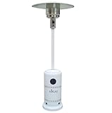 termopatio a gas - stufa a fungo riscalda 25 mq bianco