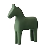 Statua di cavallo svedese in legno svedese a forma di cavallo in legno non completato, statua scultura cavallo, ornamenti scandinavi regalo di nozze per la
