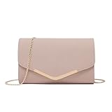 Miss Lulu Pochette Donna Elegante, Borsetta Donna, Pochette e Clutch Pelle, Borsa Donna,Pochette Eleganti da Cerimonia