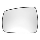 A ABSOPRO Specchio Retrovisore Sinistro per Sostituzione Vetro con Piastra di Supporto Riscaldato Vetro Bianco per Kia Sorento 2009-2014