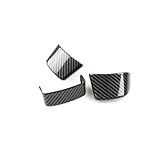 Interni Auto Accessori Per VW Per Golf 5 MK5 Per Passat B6 Per Jetta Per Tiguan 2007 2008 2009 2010 2011 ABS Fibra di carbonio Volante dell'automobile Patch decorativa Adesivo Auto Trim