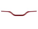 Manubrio Accossato Rosso in alluminio per Aprilia SX 125 KT del 2021 (CC 125) diametro Ø28.5x4.5 mm