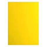 Florence Cardstock, carta gialla, 216 grammi/m², formato, 10 pezzi, liscia, per scrapbooking, creazione di biglietti, fustellatura e altri lavori di bricolage, A4 DIN