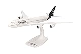 Herpa - Boeing 747-8, Intercontinental, biplano Lufthansa, Ali, modellismo aereo con supporto, modellismo, modellini in scala, oggetto da collezione, press fit