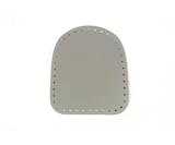 Fondo borsa laterale rigido con buchi a bauletto ecopelle e pelle rigenerata. Per creare una borsa con l' uncinetto e altri oggetti per il fai da te. Color Grigio Chiaro