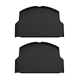 eMagTech 2 pezzi di ricambio batteria porta coperture custodie protezioni compatibili con SONY PSP 2000 2003 2004 3000 3003 3004 accessori console in plastica nera