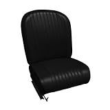 UNION Coprisedili anteriori e posteriori realizzati su misura specifici per FIAT 500 F/L ANNI '60 (macchina d'epoca). MODELLO ORIGINALE. Made in Italy (Colore Nero)