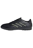 adidas Copa Pure III Club Turf Football Boots, Scarpe da Calcio Unisex-Adulto, Core Black/DGH Solid Grey/Lucid Lemon, 42 EU